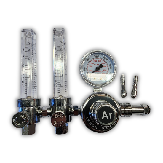 Picture of Argon Regulator with Twin Flowmeter